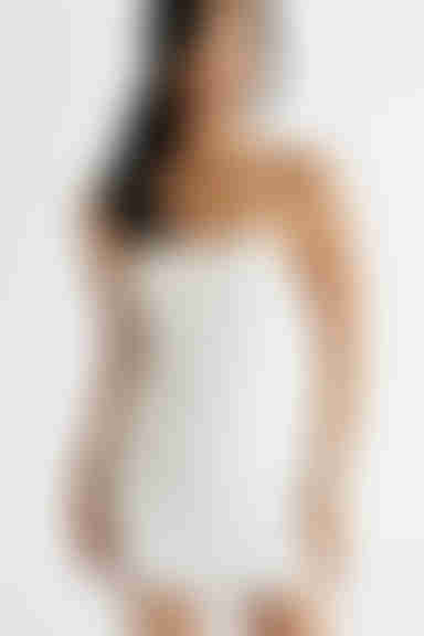 Summer Getaway Floral Square Neck Mini Dress - White