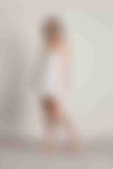 Surprised Me Back Tie Skater Mini Dress - White