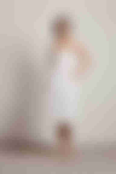 Sweetness Open Back Tiered Midi Dress - White