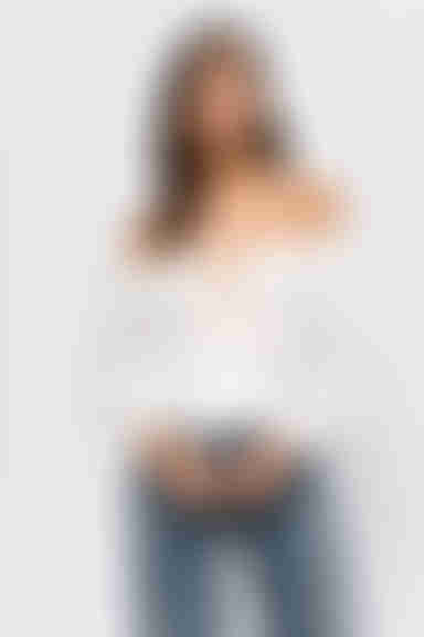 Twist and Shout Cold Shoulder Top - White