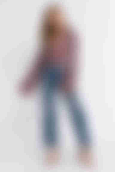 Bella Surplice Blouse - Wine