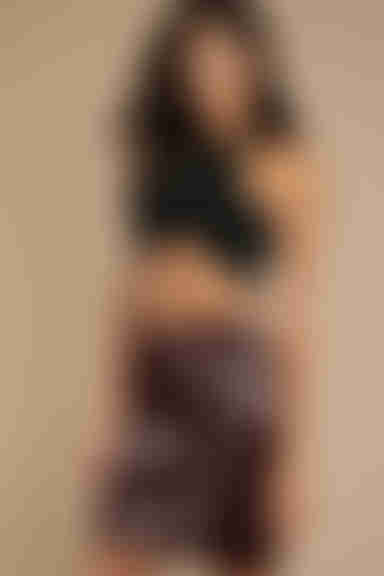 Club Life Sequin Skirt - Wine