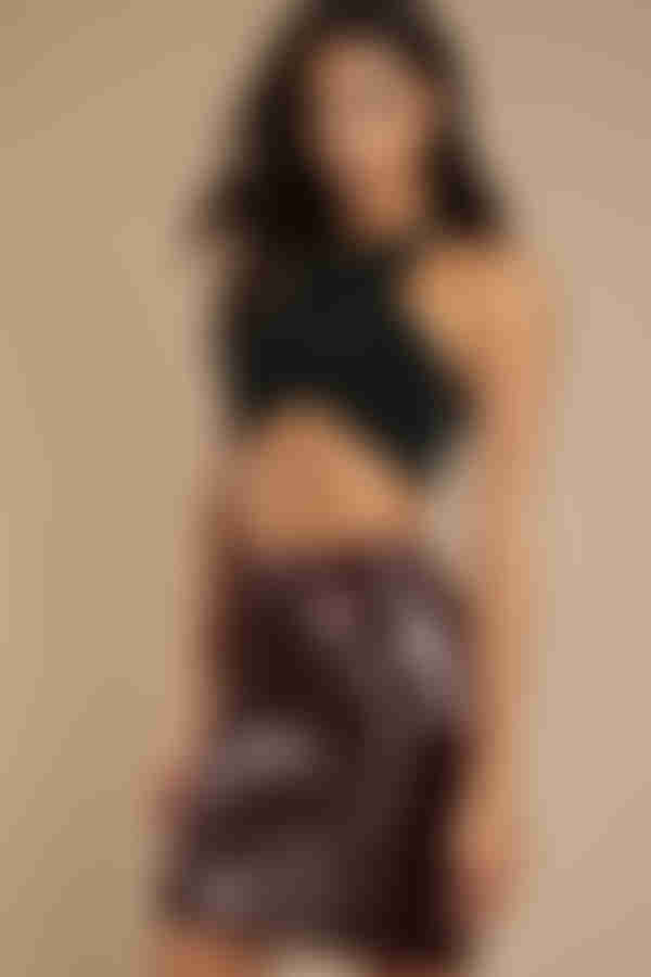 Club Life Sequin Skirt - White