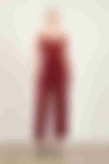 Cross The Line Cowl Neck Jumpsuit - Wine