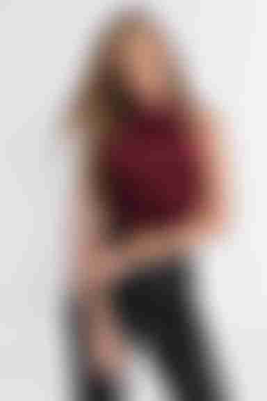 Higher Ground Crop Top - Wine