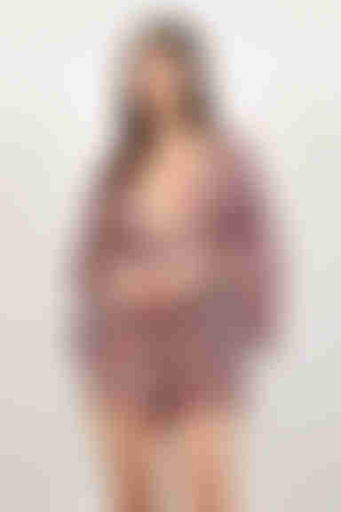 Make You Mine Plunging Romper - Wine