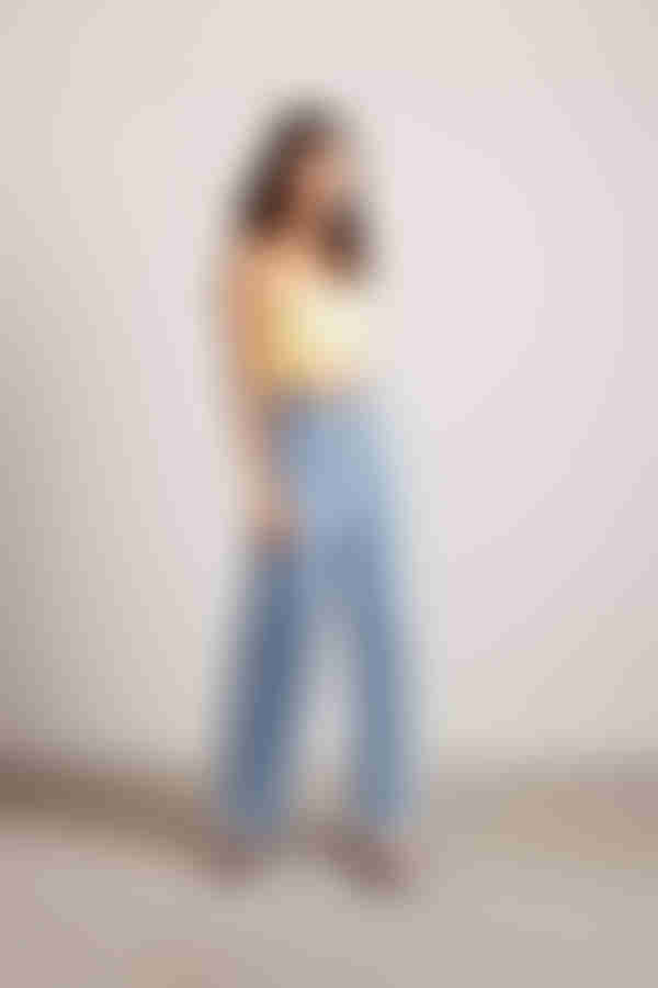 Countless Memories Crop Top - Yellow