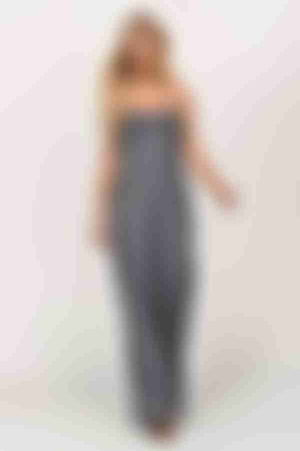 Don't Play Strapless Jumpsuit - Black