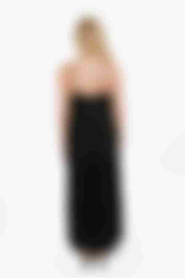 Elisse Cami Tiered Maxi Dress - Black