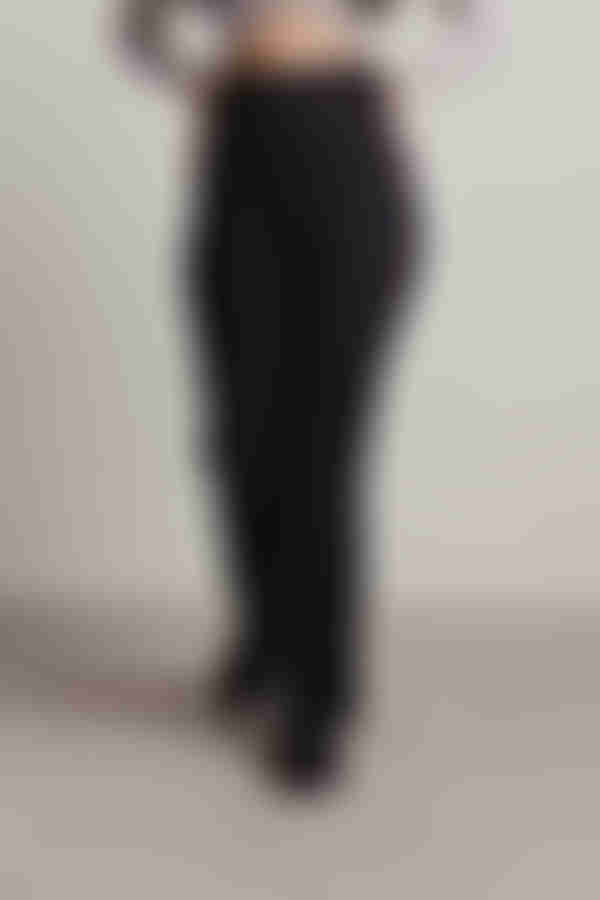 Kirsten Ribbed Pants - Black