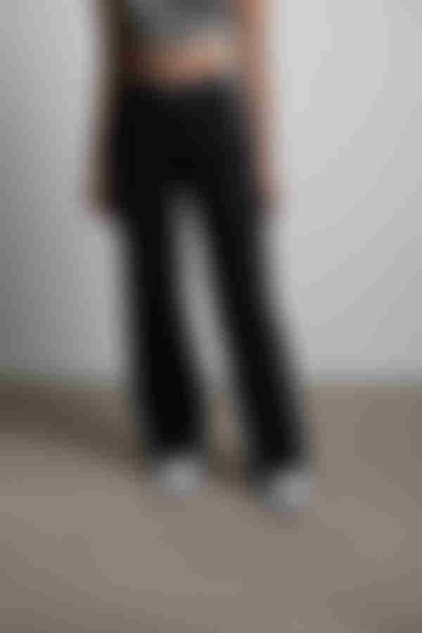 Marina Del Rey Wide Leg Jeans - Black