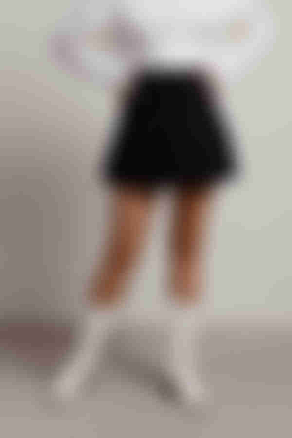 Osaka Tennis Mini Skirt - Black