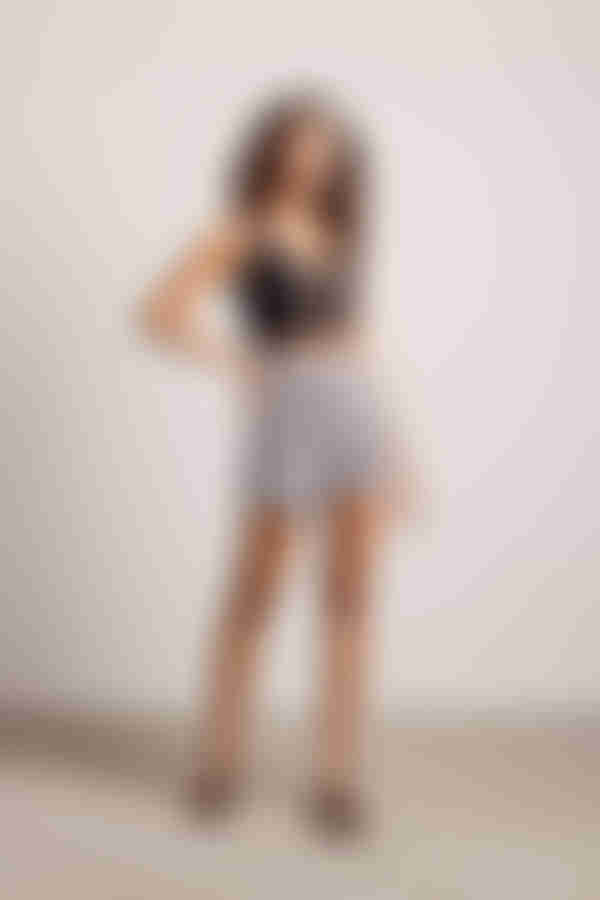 Tell Me It All Crop Top - Black