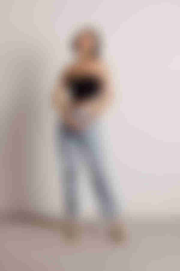 Waiting On You Crop Top - Black