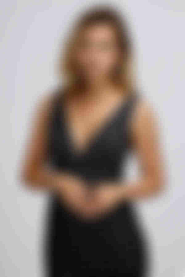 Spotlight's on You Mesh Polka Dot Maxi Dress - Black/White