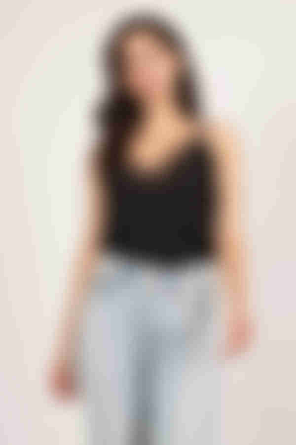 Zita Lace Blouse - Black