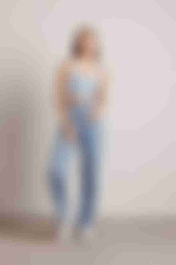 Amisa Crop Top - Blue