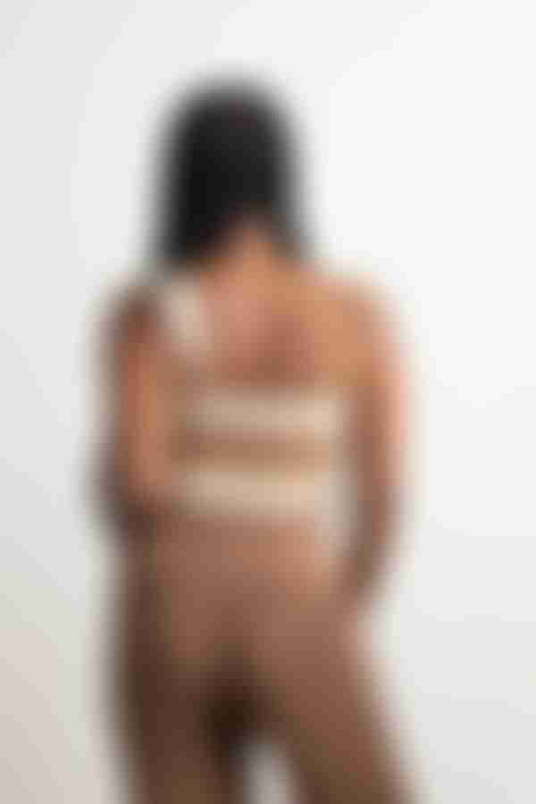 Sweet Pie Crop Top - Brown Multi