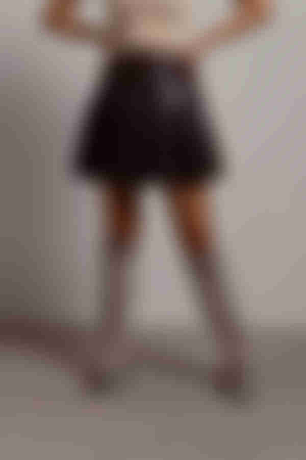 School Girl Tennis Mini Skirt - Brown