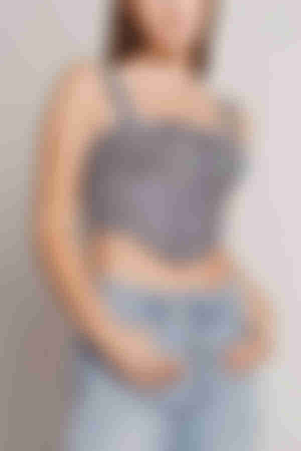 Focus On Me Corset Top - Checkered Black & White