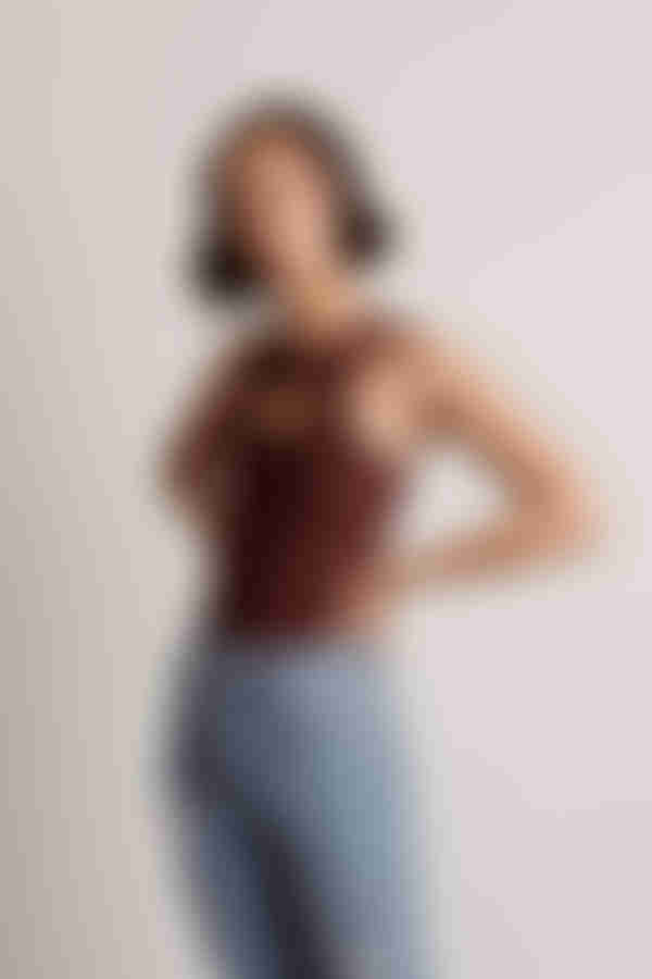 Adeline Tank Top - Chocolate Brown