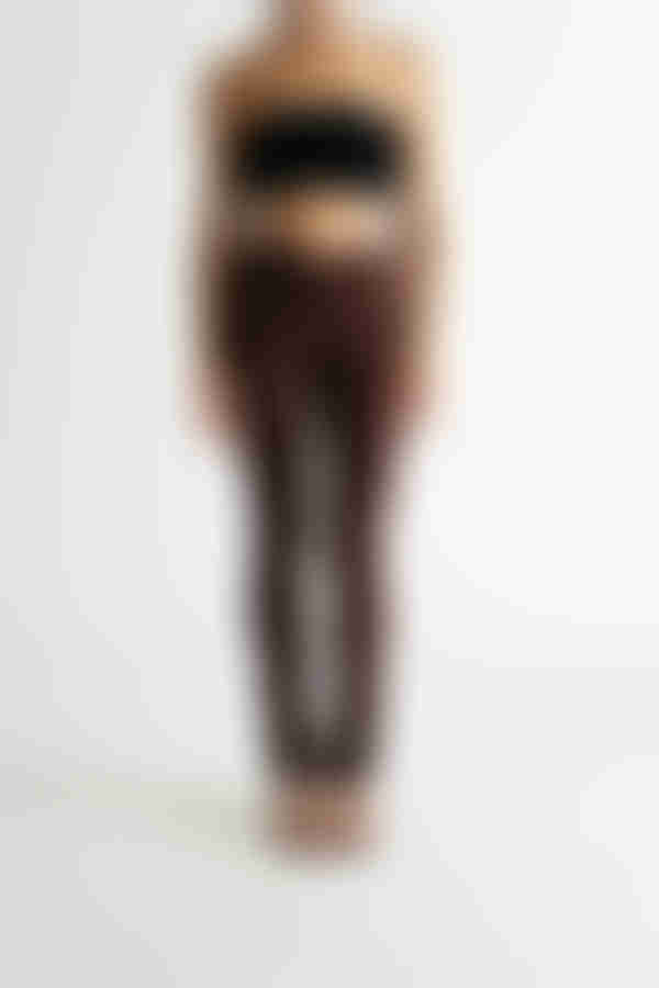 Matter Of Fact Ribbed Pants - Chocolate Brown