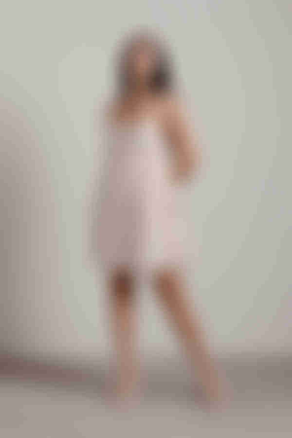 Pippa Floral Babydoll Mini Dress - Cream Floral