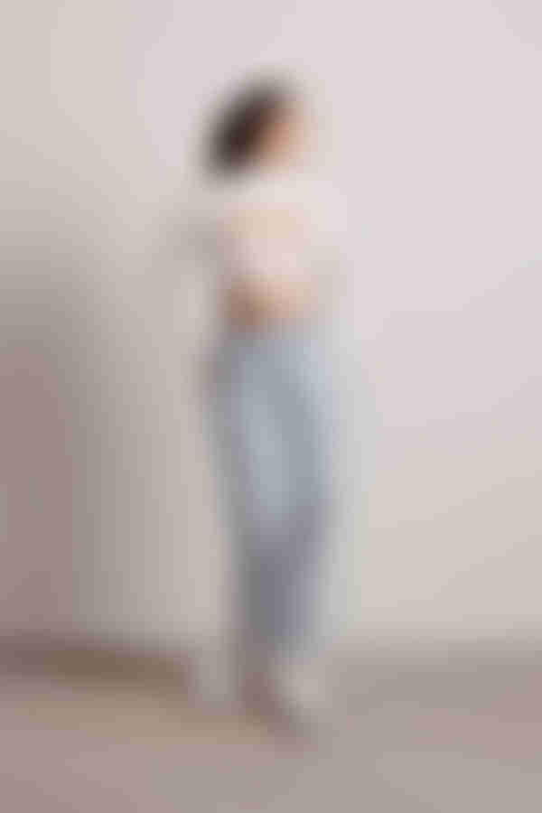 New Life Crop Top - Cream-Red-Orange