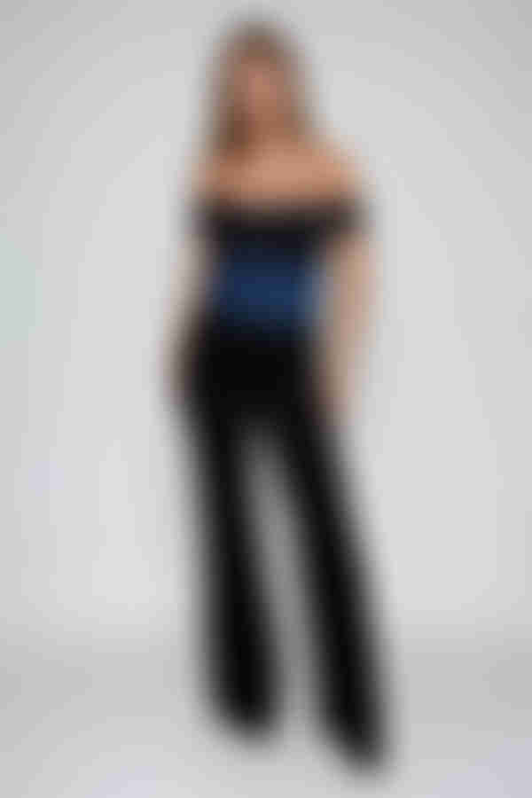 Chic Fusion Denim Top - Denim