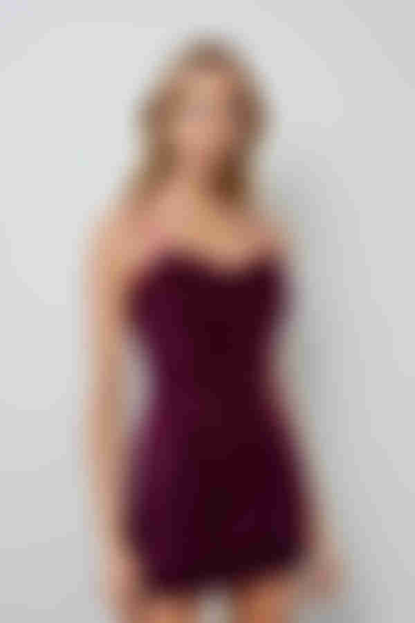 Alodia Sequin Cami Mini Dress - Fuchsia