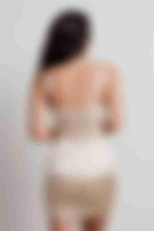 Erika Satin Bodycon Mini Dress - Gold