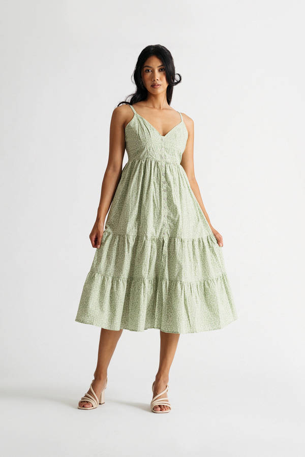 Flowy Tiered Cami Dress – Addie's Boutique