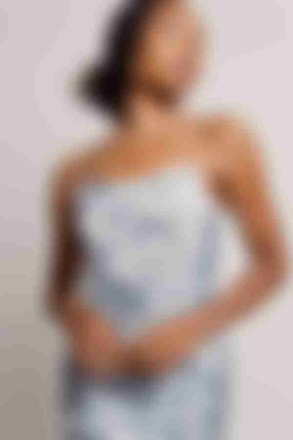 Wavy Vibes Cross Back Bodycon Mini Dress - Green