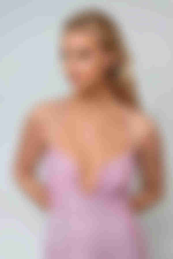 Focus on Me Glitter Bodycon Mini Dress - Hot Pink