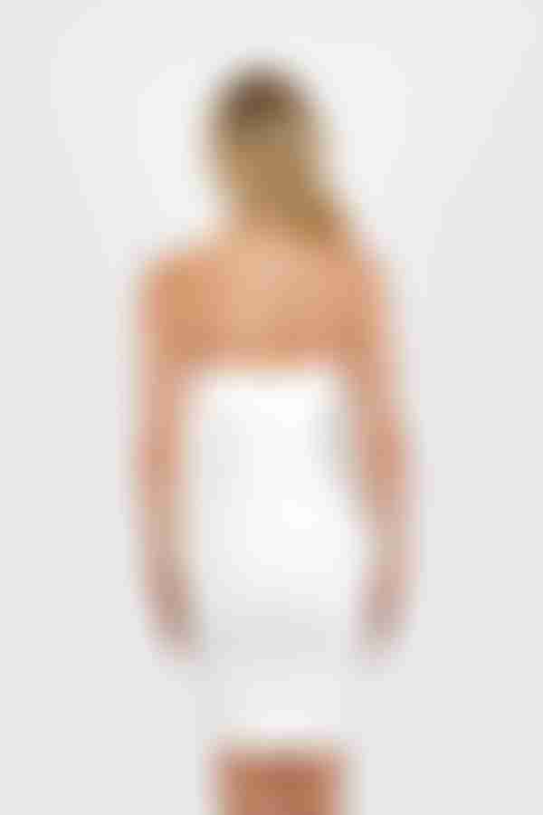 Cello Strapless Bodycon Mini Dress - Ivory