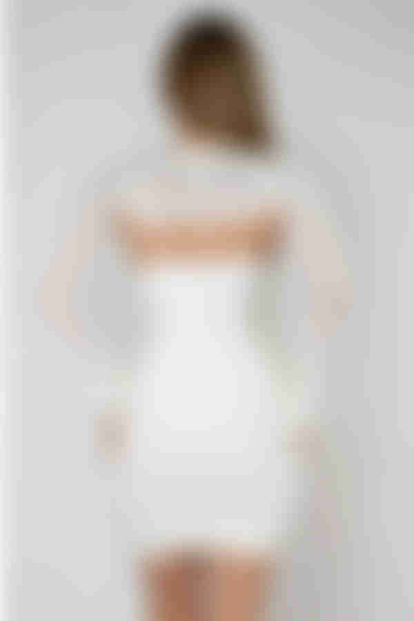 Glow Forward Long Sleeve Bolero Mini Dress - Ivory