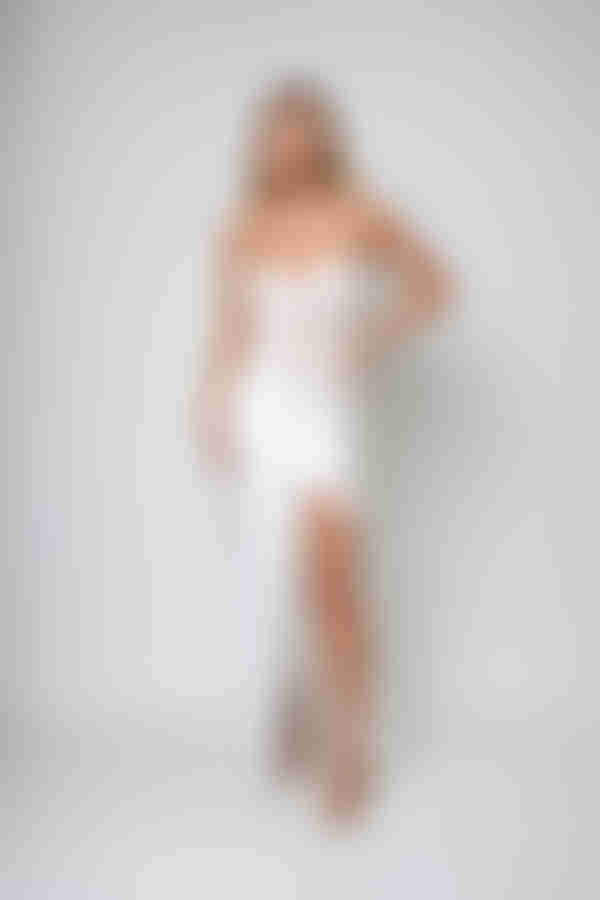 Guilty Pleasure Lace Corset Maxi Dress - Ivory