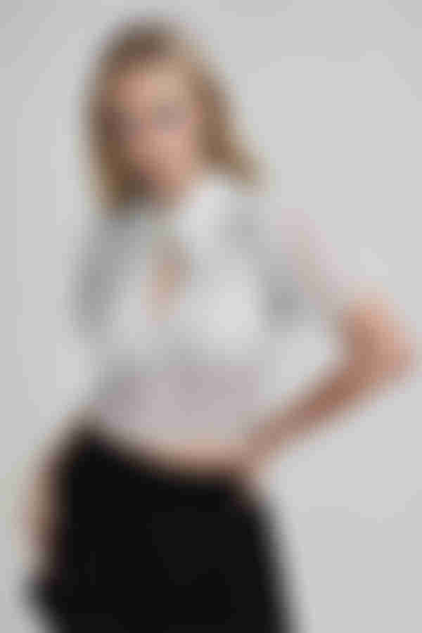 Lovely in Lace Collared Blouse - Ivory