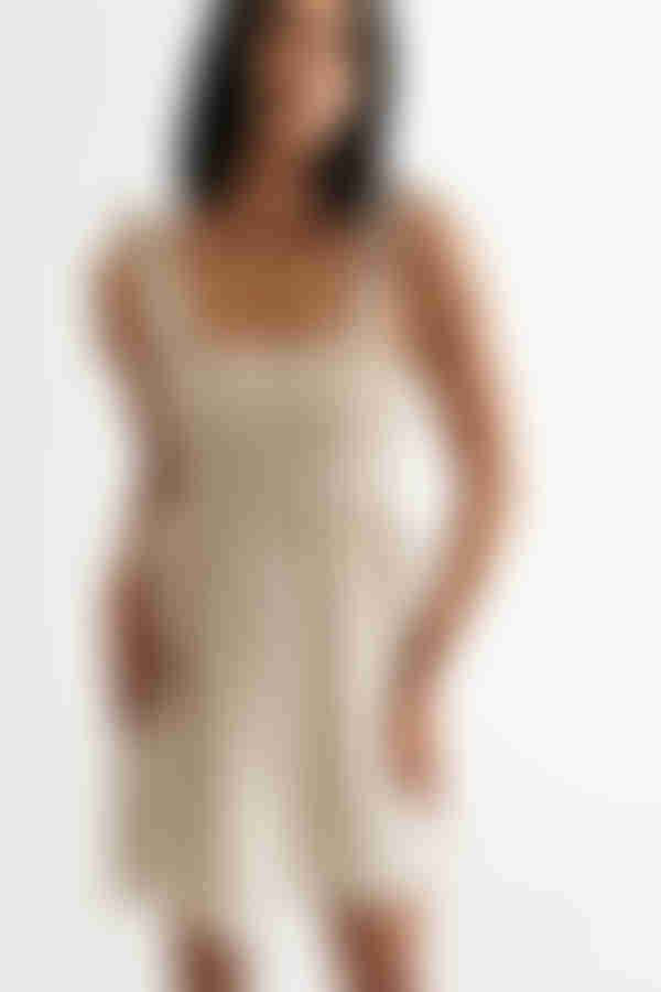 Think It Thru Floral Skater Mini Dress - Ivory Multi