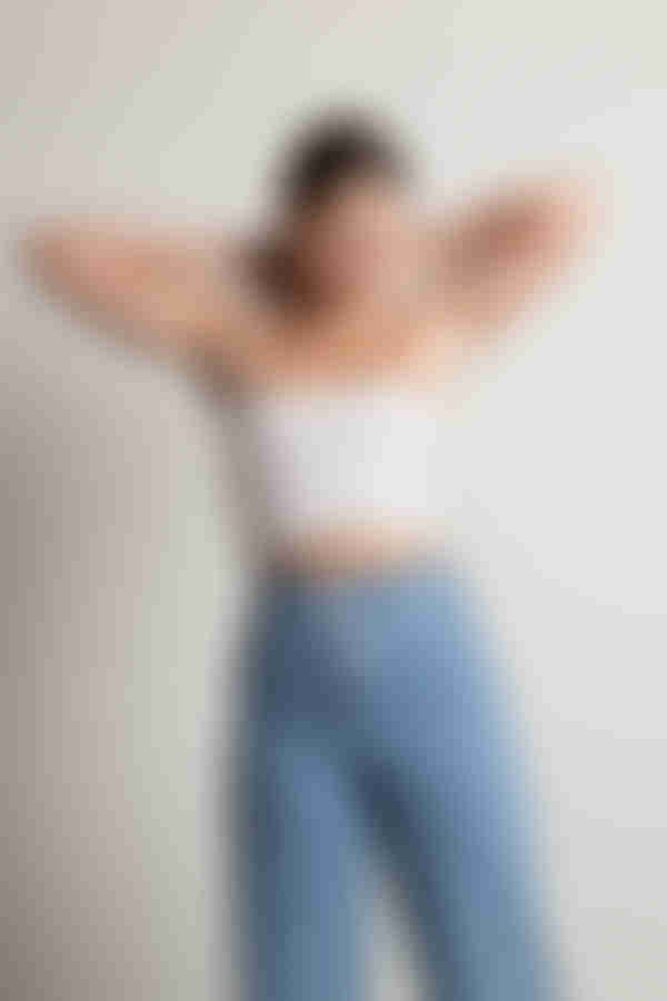 Out Of My System Crop Top - Ivory