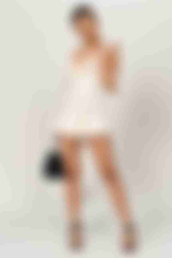 Sloan Ruffle Romper - Ivory