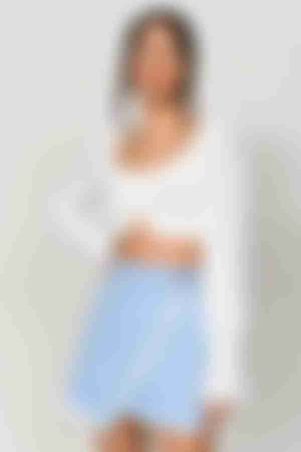 Belmont Shore Wrap Skirt - Light Wash