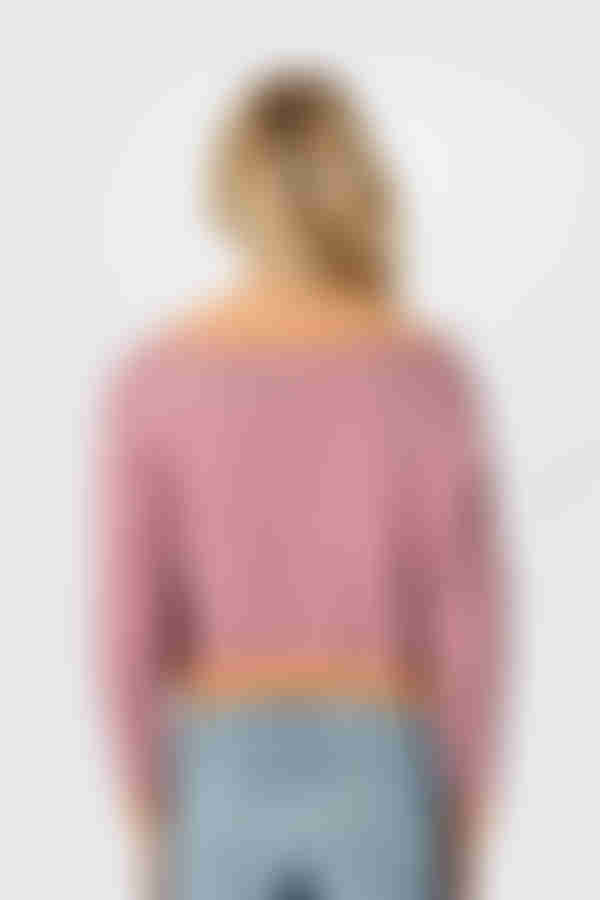 Thinking Of You Collared Cardigan - Lilac Orange Multi