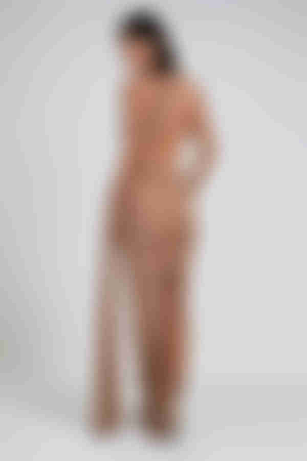 Skinny Dipping Ruched Multiway Maxi Dress - Machchiato