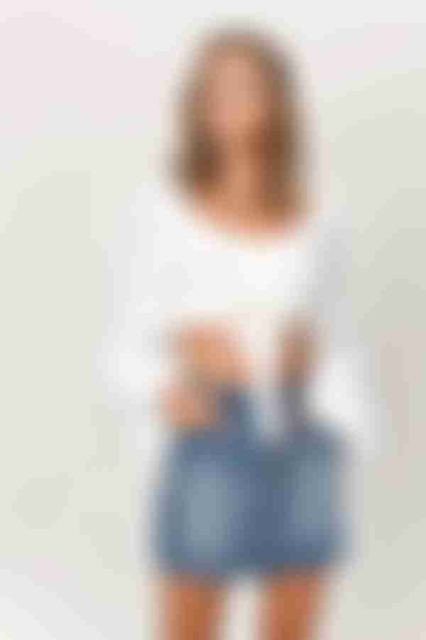 Florence Denim Mini Skirt - Medium Wash