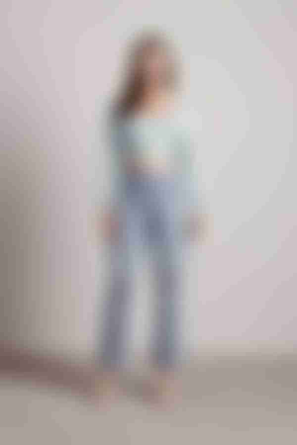 Lazy Afternoon Bustier Top - Mint