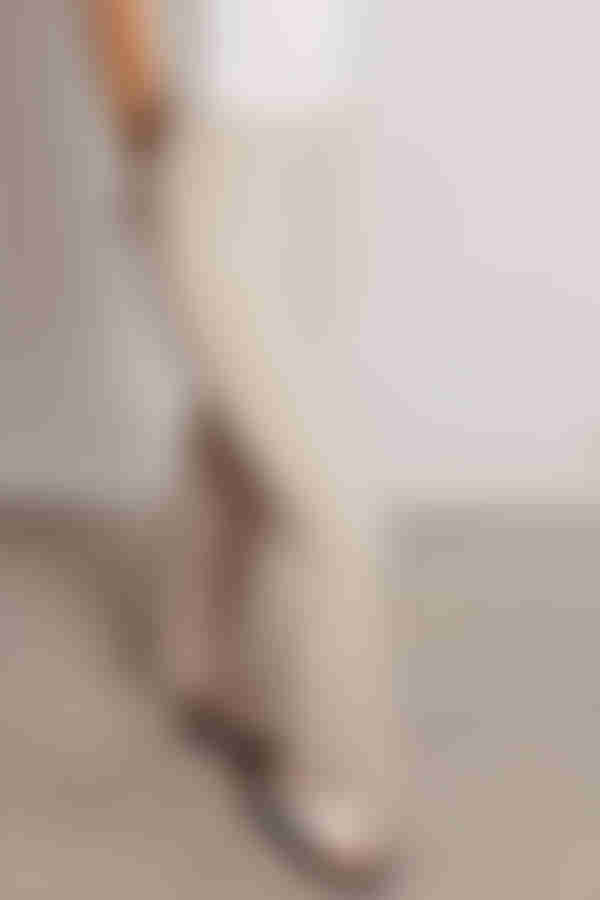 Just Waiting On You Ribbed Pants - Oatmeal