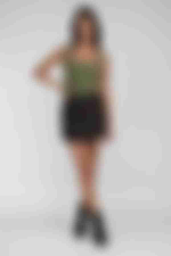 Take the Leap Ribbed Tank Top - Olive