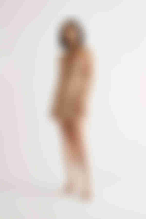 Anna Beth Floral Bodycon Mini Dress - Orange Multi