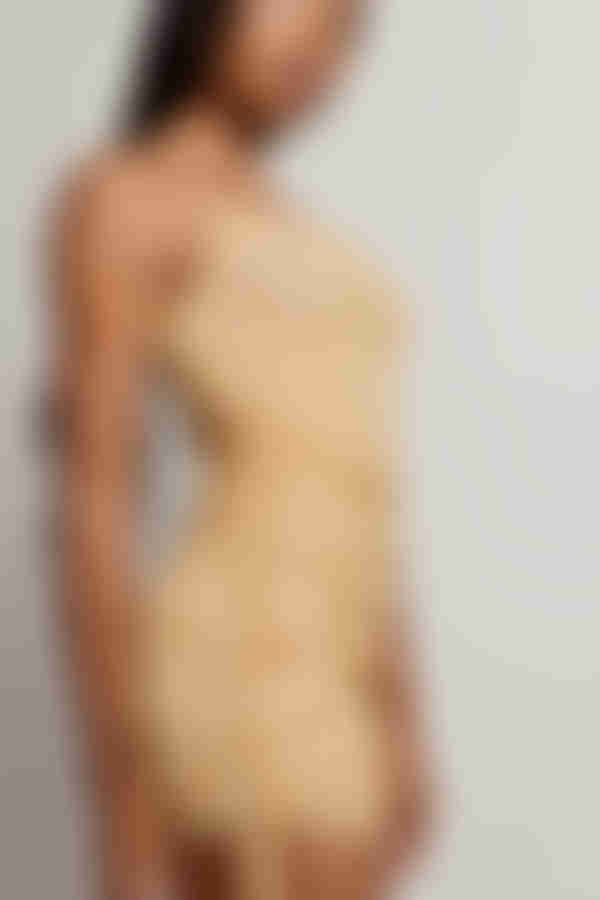 Sal Floral Cowl Neck Mini Dress - Orange